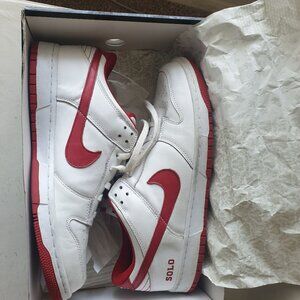 Size 12 - Nike Air Force 1 White/Varsity Red-2005